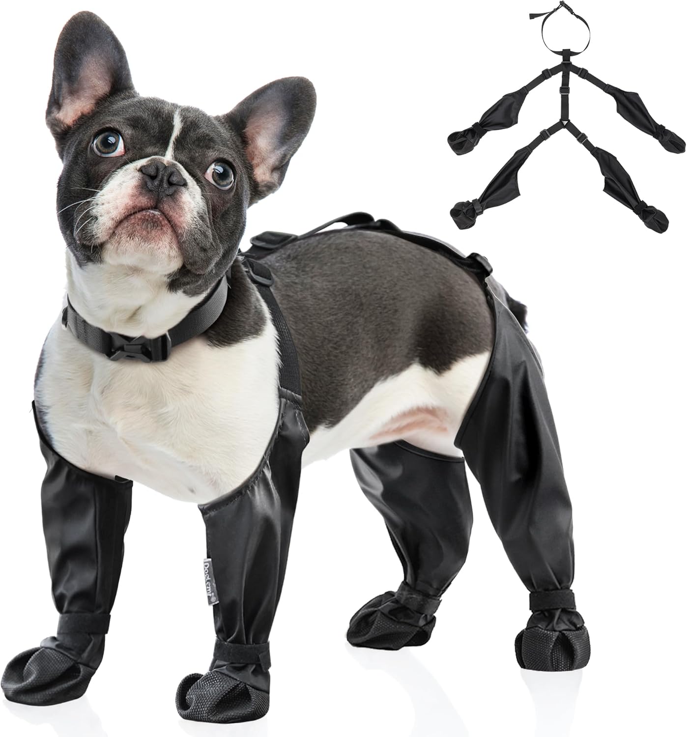 Dog Booties Paw Protector - Botas suspensas para cães, à prova