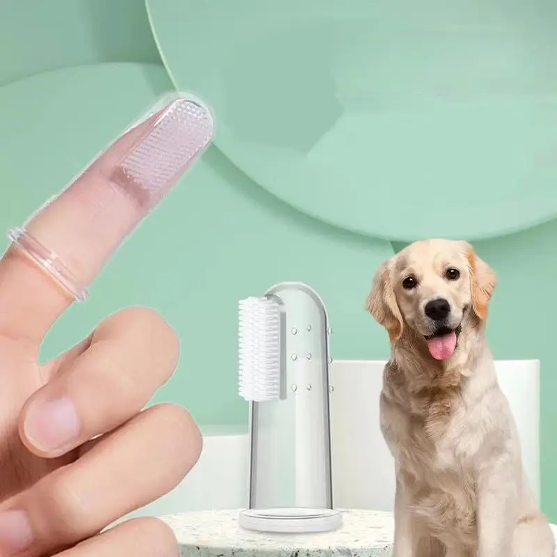Dog Muzzle Silicone - 5 escovas de dentes para animais