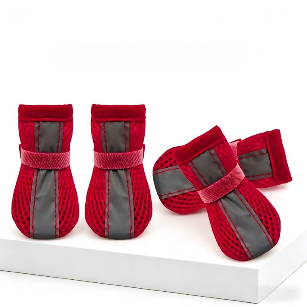 Dog Booties Paw Protector - Conjunto de 4 Peças de Botas