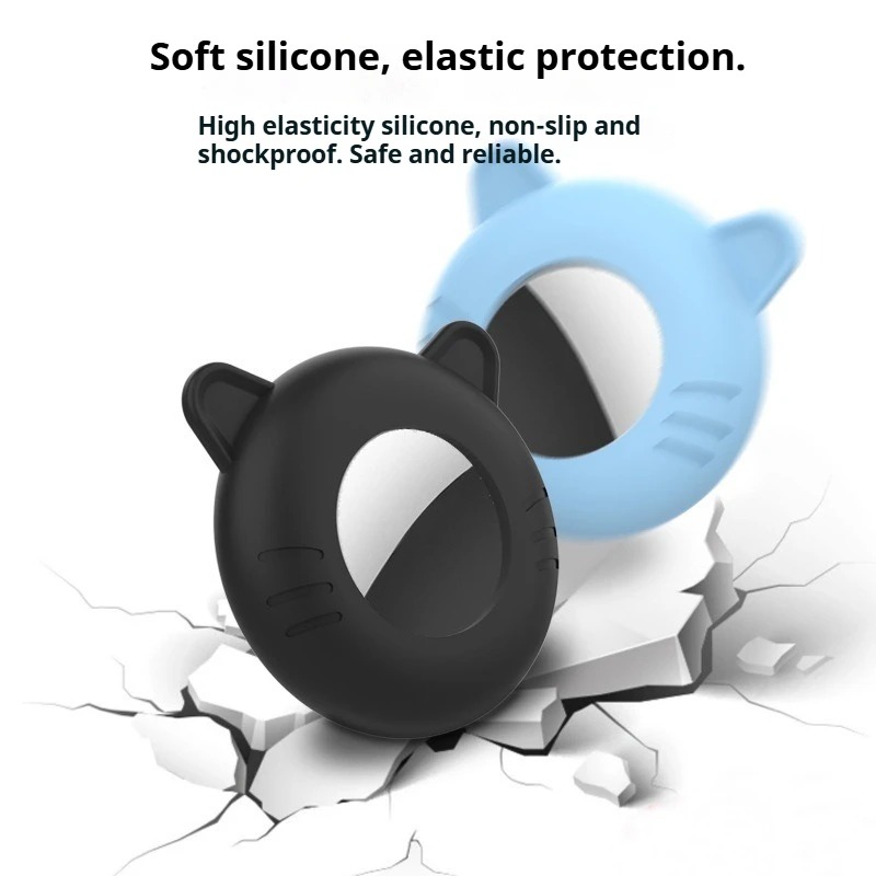 Para airtag gato colar titular - Dog Muzzle Silicone avaliação e preço