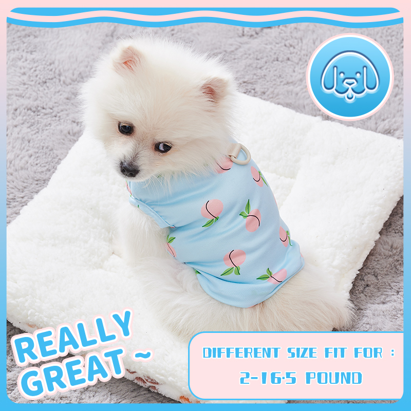 Pink Peach Pattern Vest para P - Pet Supplies York avaliação e preço
