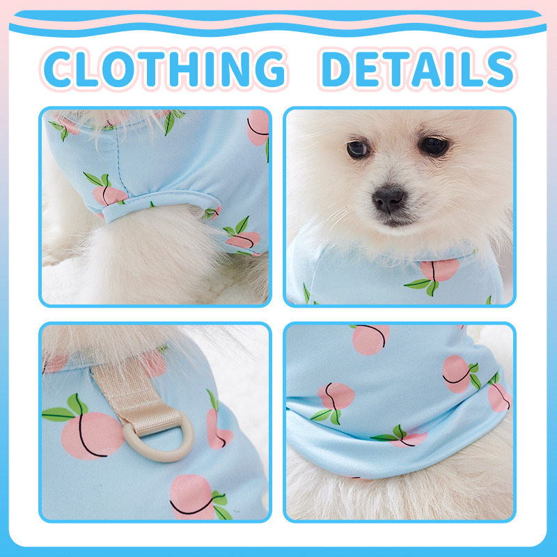 Pink Peach Pattern Vest para P - Pet Supplies York avaliação e preço