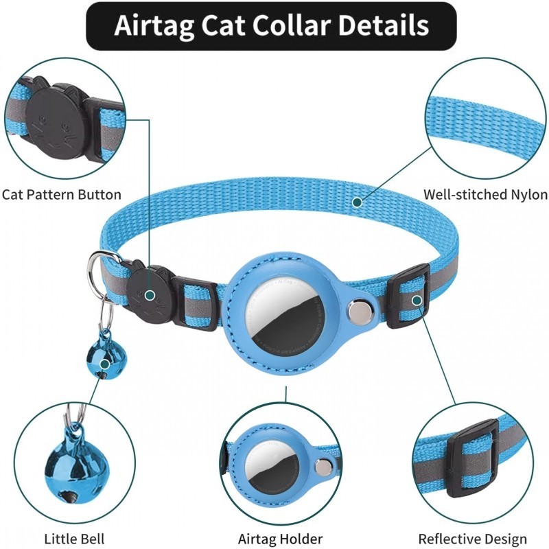 Para apple airtag caso coleira - Pet Gps Tracker Collar avaliação e preço