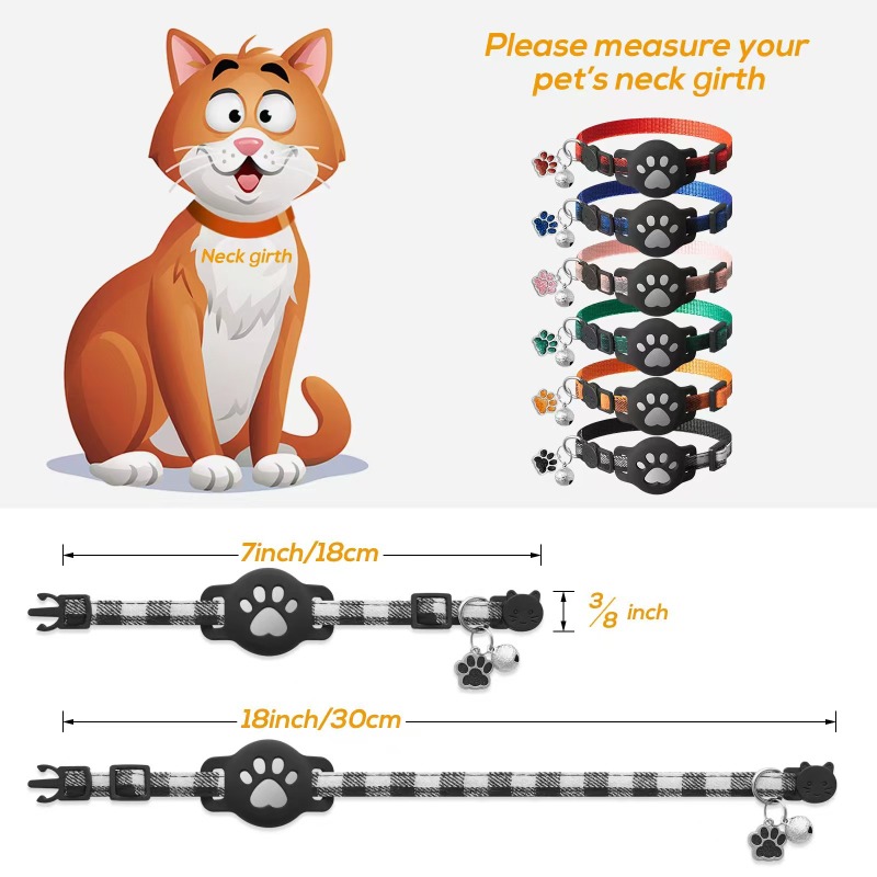 Coleira para Gato com Airtag,  - Pet Gps Tracker Collar avaliação e preço