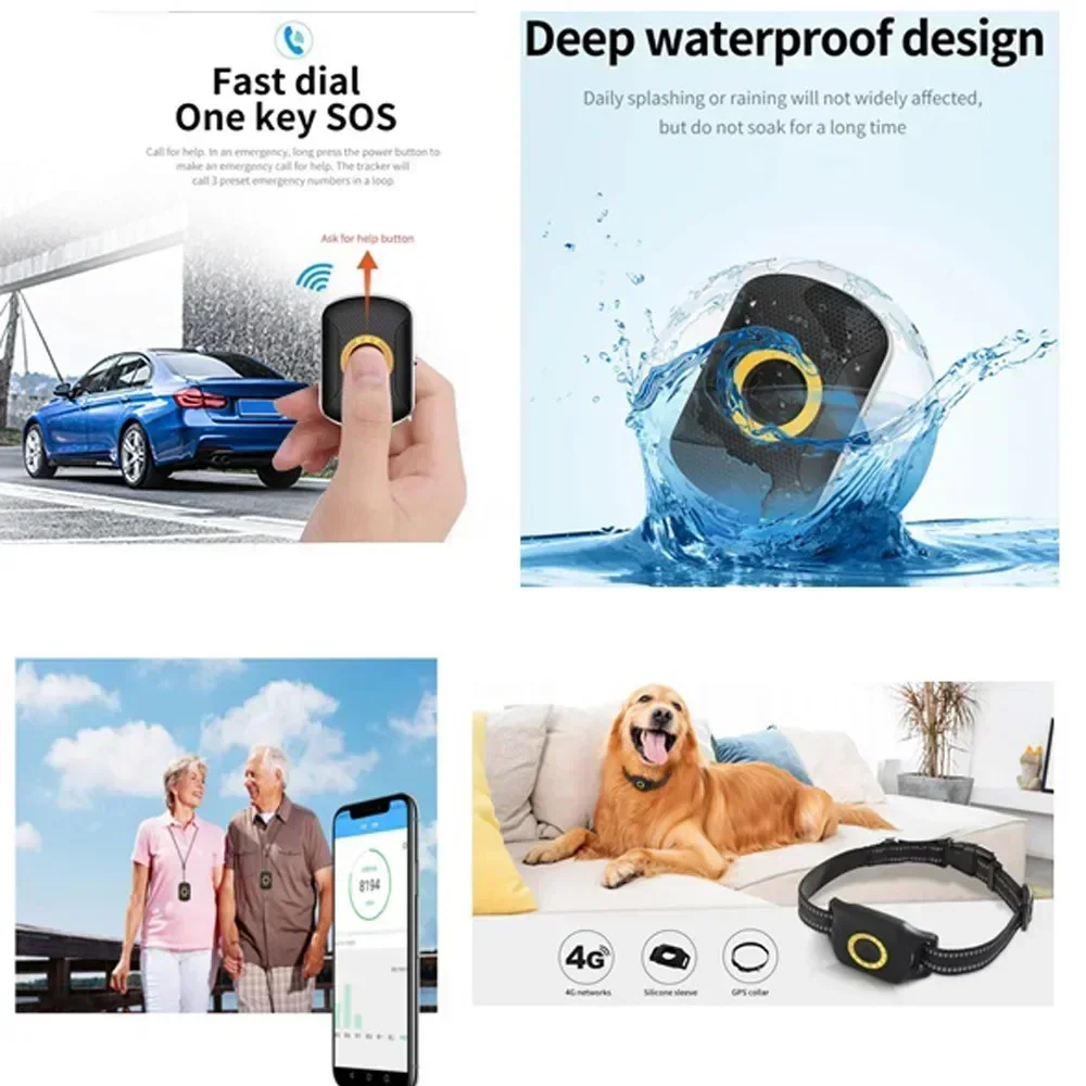 Rastreador GPS 4G à Prova d'Ág - Pet Gps Tracker Collar avaliação e preço