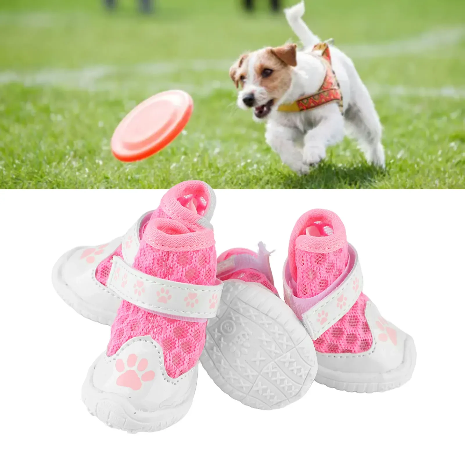 Leve respirável malha cão bota - Dog Booties Paw Protector avaliação e preço