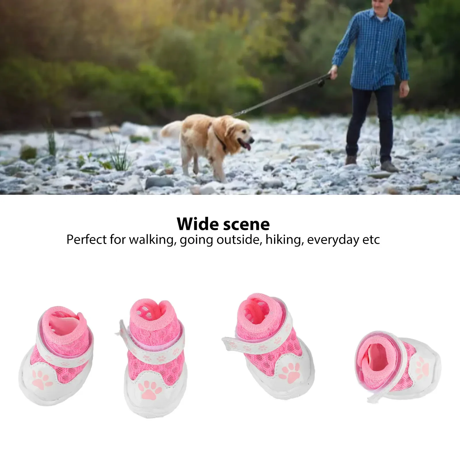 Leve respirável malha cão bota - Dog Booties Paw Protector avaliação e preço