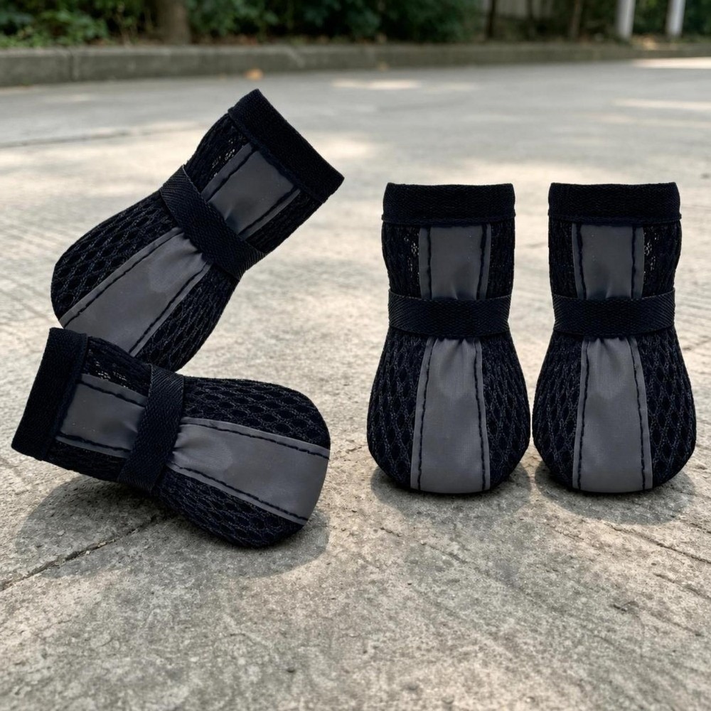 Conjunto de 4 Peças de Botas p - Dog Booties Paw Protector avaliação e preço