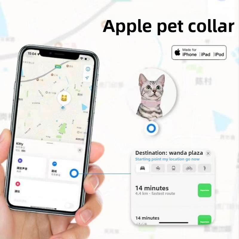 Rastreador GPS Bluetooth para  - Pet Gps Tracker Collar avaliação e preço